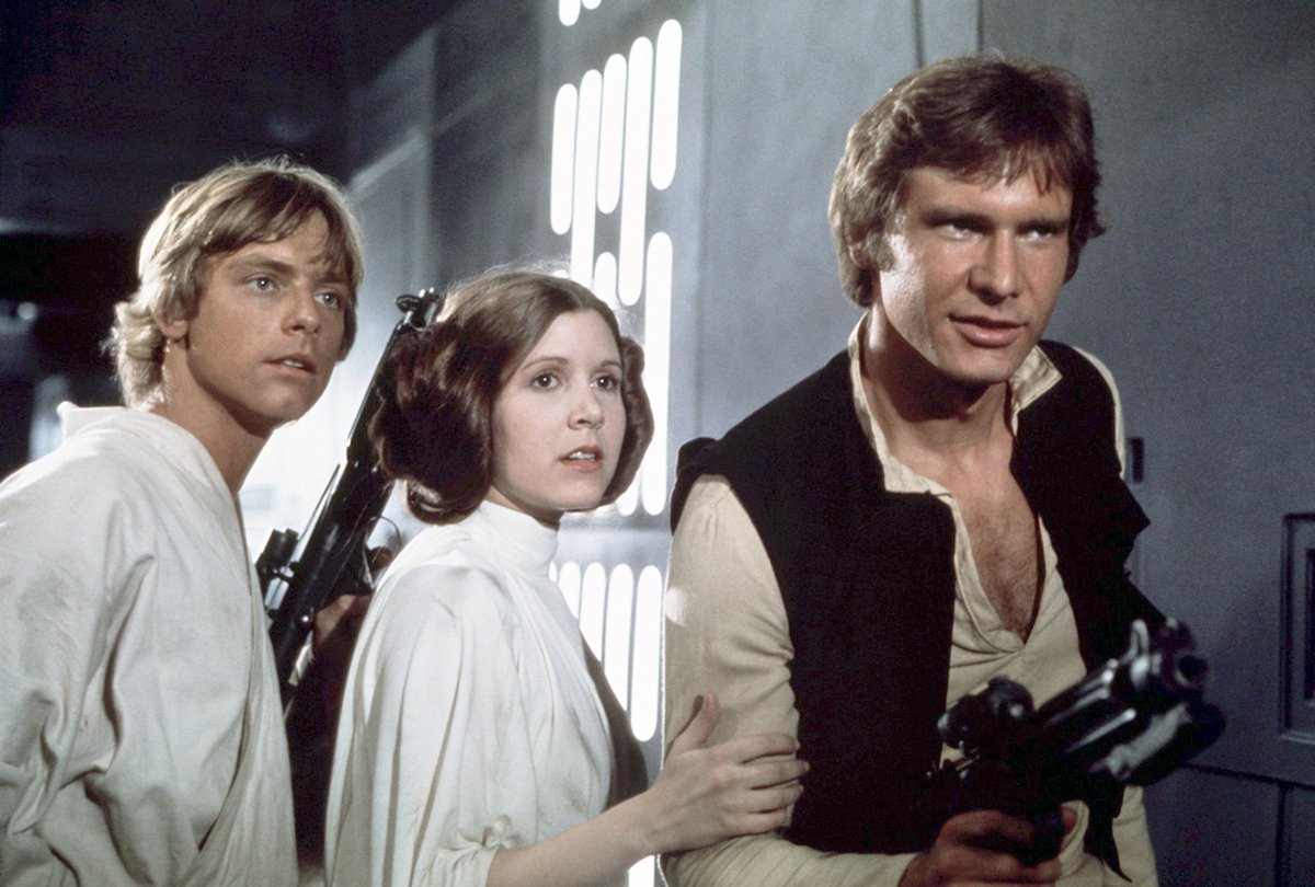  #StarWarsANewHope (1977) What a ride! It's truly a great movie with some good action and fun characters, and most memorable in history. The CGI holds up really well, it's really magnificent and enjoyable from start to finish with a really good story. The cast is just phenomenal.