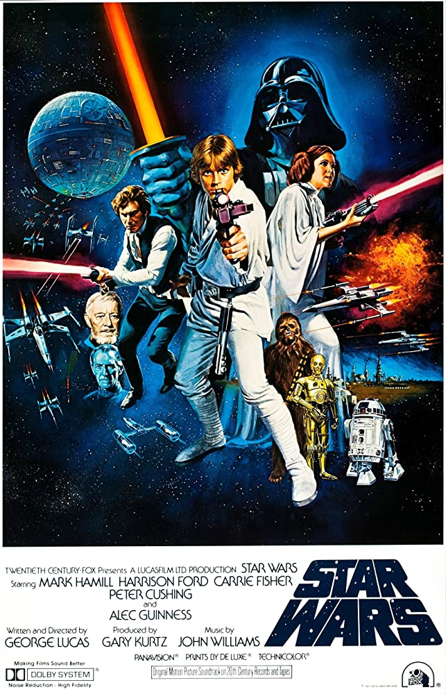 #StarWarsANewHope (1977) What a ride! It's truly a great movie with some good action and fun characters, and most memorable in history. The CGI holds up really well, it's really magnificent and enjoyable from start to finish with a really good story. The cast is just phenomenal.