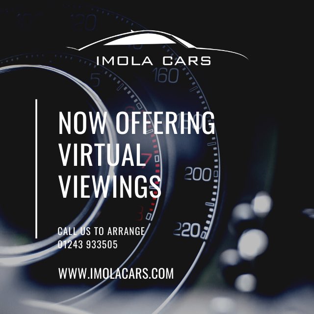 Imola Cars is taking Covid 19 extremely seriously. We are now offering a virtual car viewing. Either pre recorded or via video call. Please get in touch for more info. #usedcarsforsale #usedcars #virtualviewing #cheapcars #chichester #portsmouth #westsussex #hampshire