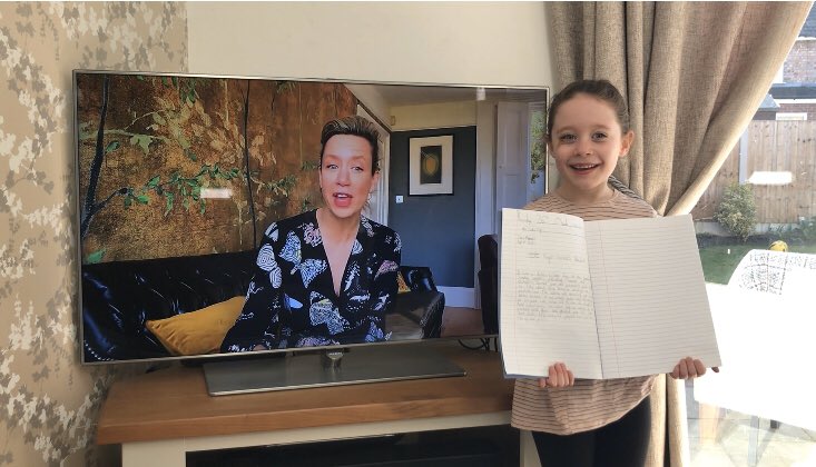 kat79_kat's tweet photo. Sofia’s writing was chosen for the Nations Story with Jane Considine. She is very proud!                         Super Sentence Stacking - Lucky Dip - Session 2 https://t.co/Uh3prfcv3A @moorfieldpschl @taylormfield https://t.co/WnrFgAWOak