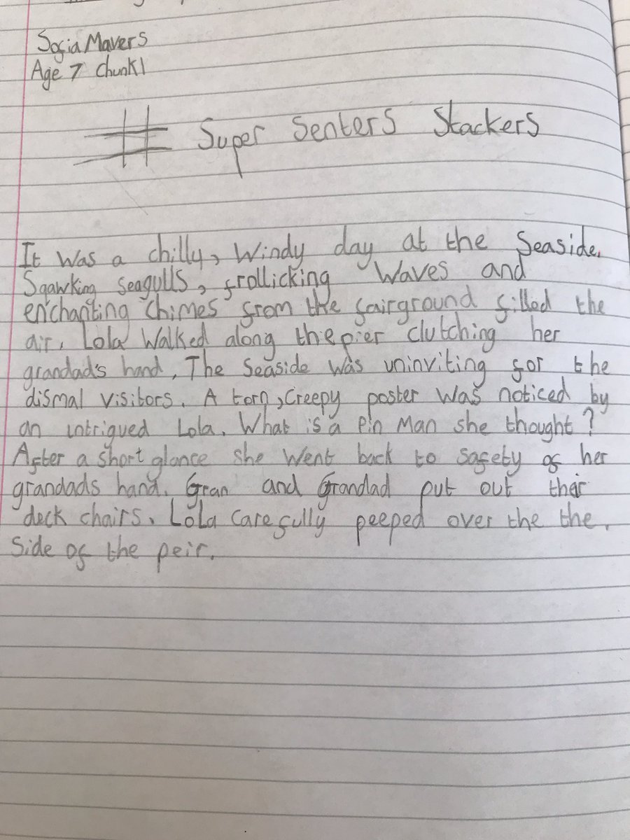 kat79_kat's tweet photo. Sofia’s writing was chosen for the Nations Story with Jane Considine. She is very proud!                         Super Sentence Stacking - Lucky Dip - Session 2 https://t.co/Uh3prfcv3A @moorfieldpschl @taylormfield https://t.co/WnrFgAWOak