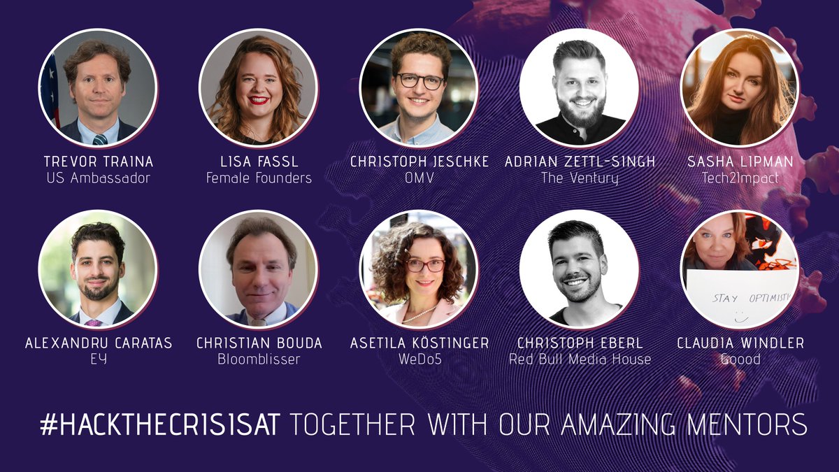 Join our super-hero mentors and find solutions to the Corona crisis!🦸🏾‍♀️🦸🏽‍♂️

Registrations for participants and hands-on mentors still open: hackthecrisis.at
 #hackthecrisisAT