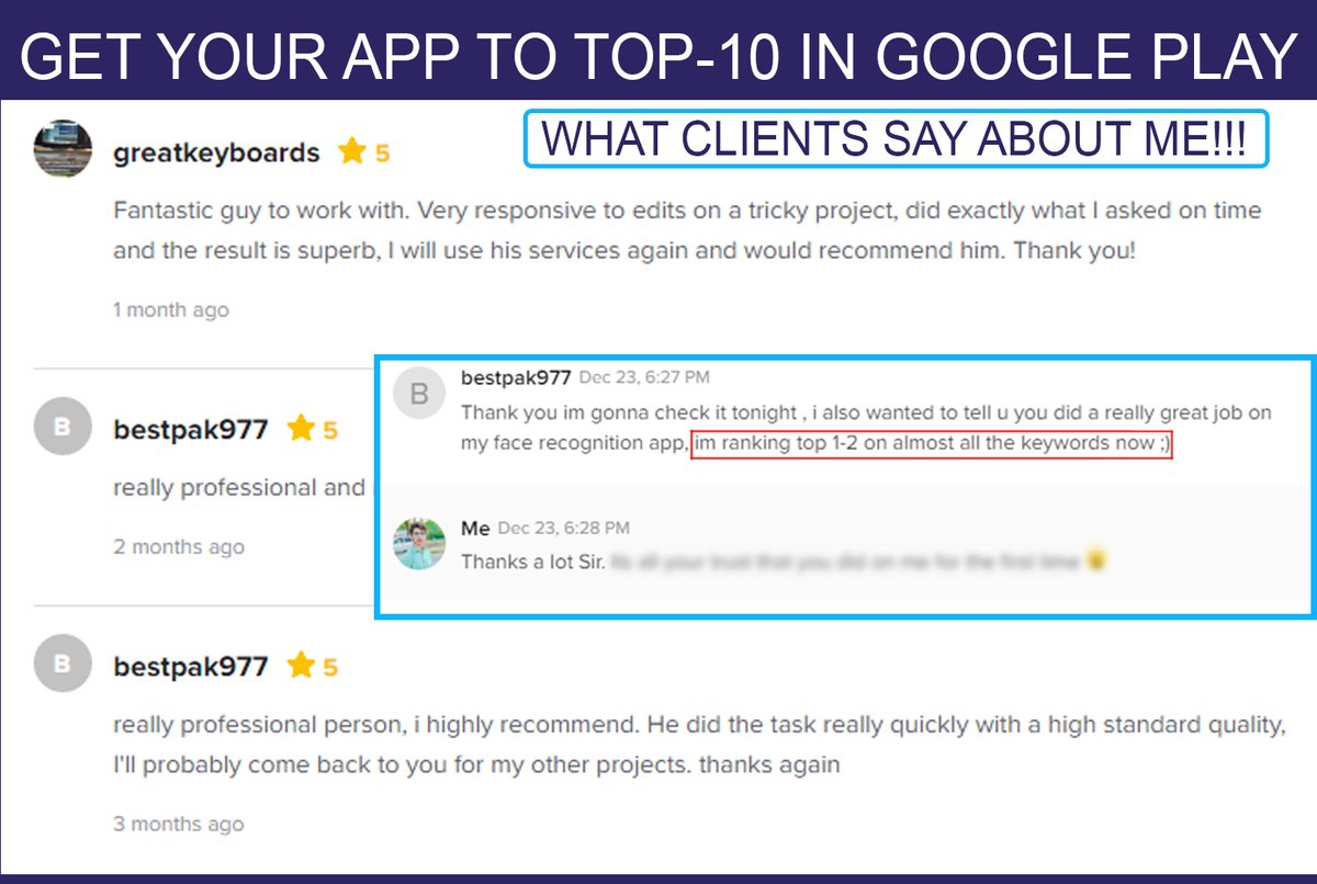 syedmaasif's tweet photo. #AppRanking to #Top10 in #GooglePlay and #AppStore
#AppDescription #AppTitle #AppRank #RankApp #GooglePlay #AppStore #ASO #AppStoreOptimization #Fiverr @fiverr #Satisfaction #Attractive #WhatClientsSayAboutMe
#Fiverr:
https://t.co/xVFXZ4IZ7W
#WhatsApp:
https://t.co/UaF2atyx9m https://t.co/XnRYgDkCcW