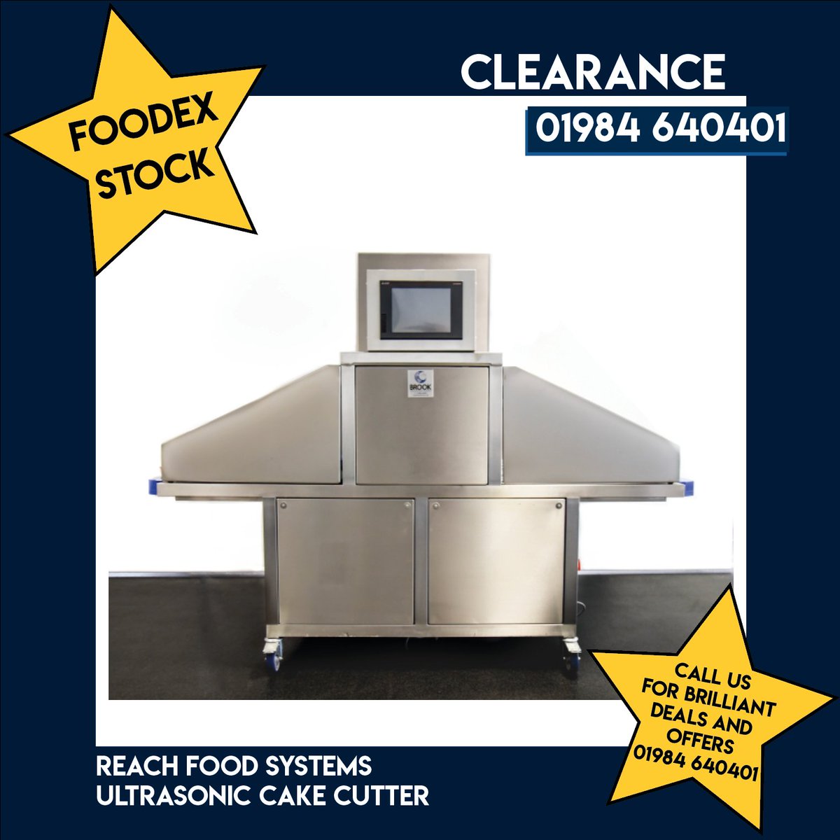 brook_food's tweet photo. FOODEX STOCK CLEARANCE
The latest new equipment; all now available for IMMEDIATE DELIVERY at very special “show” prices.
CALL US FOR BRILLIANT DEALS AND OFFERS: 01984 640401
#brookfood #foodex #bakeryequipment #bakeryclearance https://t.co/jt0tPi7bBj