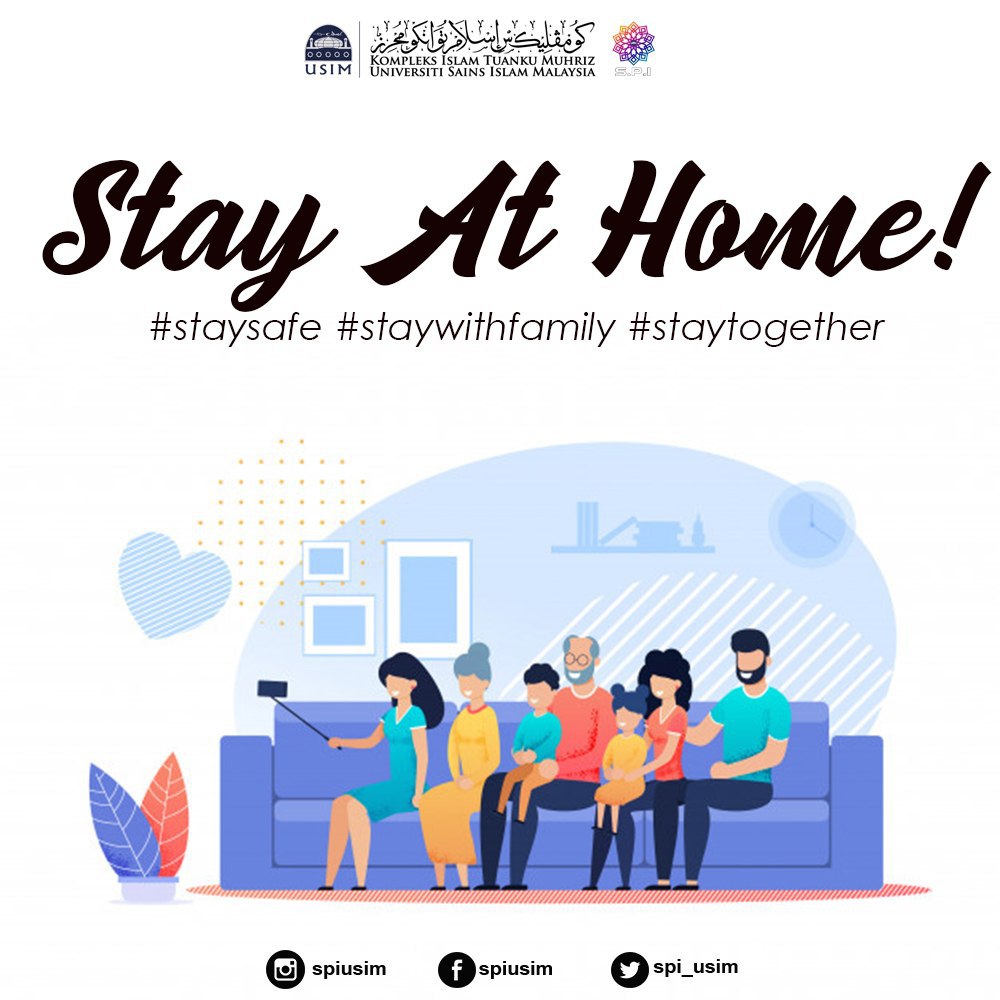 spi_usim's tweet photo. Sedikit pesanan dan peringatan kepada seluruh rakyat Malaysia.

Sila patuhi arahan pihak berkuasa untuk pelaksanaan Perintah Kawalan Pergerakan. Jangan keluar rumah dan duduk dirumah sahaja. 
 
Semoga dengan adanya Perintah Kawalan Pergerakan ini, wabak covid-19 mampu berkurang. https://t.co/D1CQ1zogBT