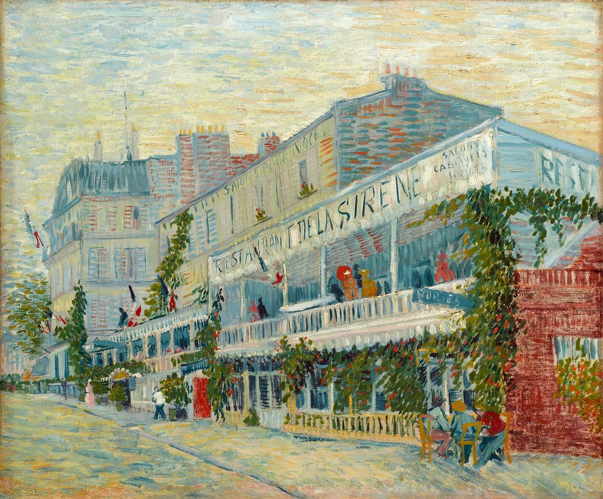 Vincent Van Gogh, The Restaurant de la Sirene at Asniéres, 1887. ❤️