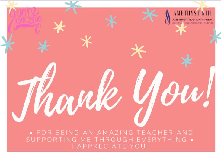 c3__gray18's tweet photo. Thank you to all my incredible teachers for working so hard during online school. It’s been difficult at times but you’ve all been fantastic! But a special thank you to @Amethyst6th - Mrs Gavin for always checking up on me every morning to see if I am okay. #TheBestSixthForm https://t.co/l4sDb4zc1G