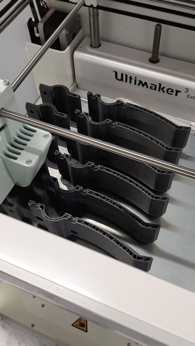 NLR_NL's tweet photo. Do less harm, use your arm! A 3D printed hands-free door opener to avoid passing on #Covid19. What a wonderful initiative of
@MaterialiseNV! NLR #MAMTEC 3D-print team has already started with production in full speed. Materialise offers free design files:https://t.co/twLjWiulno https://t.co/9ovfR3DrXQ