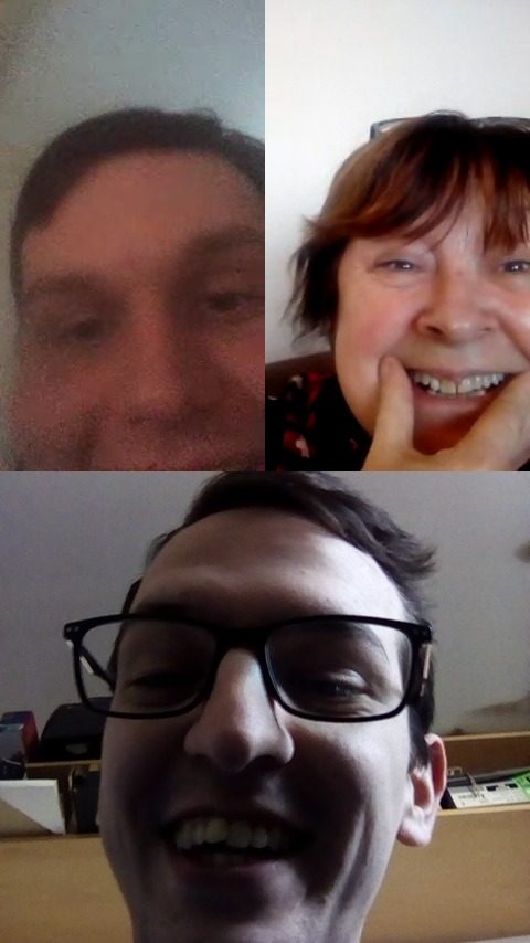 We are adapting and evolving !!!
Despite these difficult times, Ignacio enjoyed some interaction with his support workers over a video call.
He loved seeing them and is very positive, enjoying some extra time at home with his family.