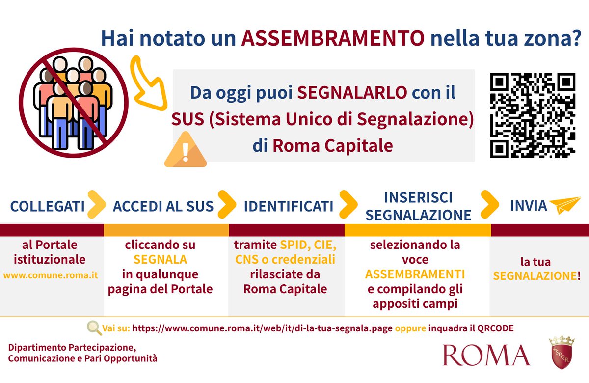 amnestyitalia's tweet image. Il SUS (Sistema Unico di Segnalazione) predisposto dal Comune di Roma pone seri interrogativi. La verifica del rispetto delle misure dell’emergenza sanitaria è di competenza esclusiva dell'autorità. Oggi più che mai, la "sorveglianza collettiva" non può essere una risposta