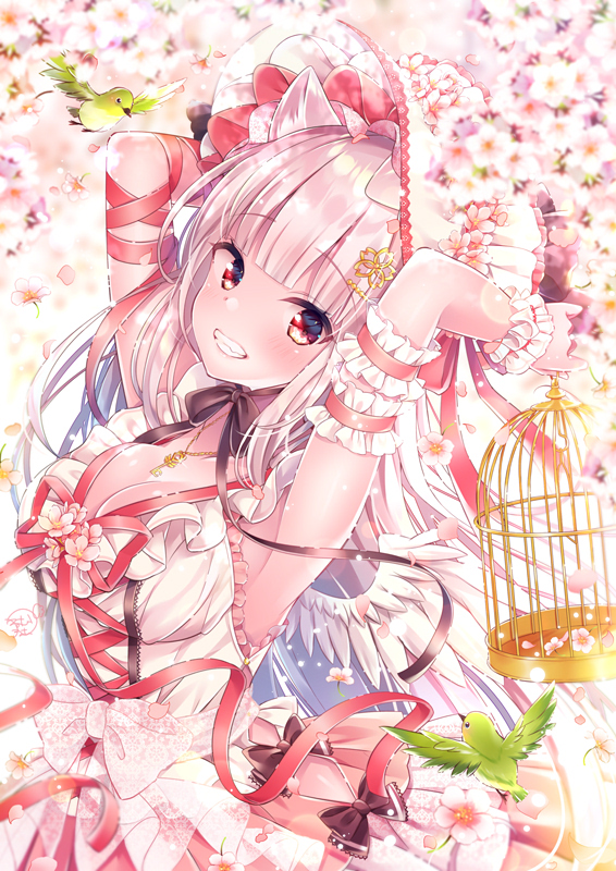 桜と君と オリジナル ねむりねむ 毎週金曜イラストアップ予定のイラスト