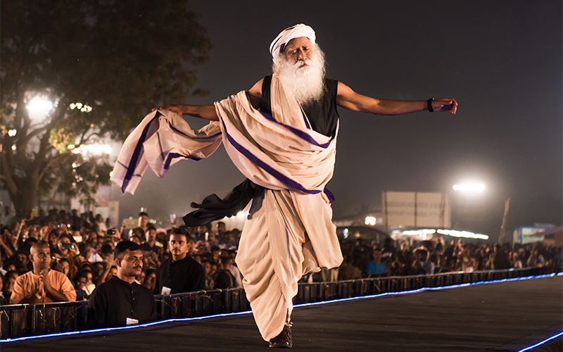 SadhguruJV's tweet photo. Living an exuberant life is only possible when you are able to dance upon the uncertainties of life. #SadhguruQuotes https://t.co/acrQRCRL5h