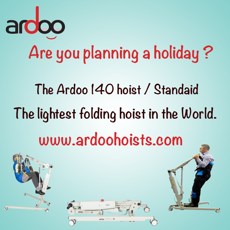 ArdooHoists's tweet photo. Planning a #vacation ? - The Lightest Portable Hoist in the world. It's a #wheelchair users best friend. Perfect for short breaks, #holidays, visiting family &amp; friends for a night or two? Your perfect #travel companion  https://t.co/wDdsVBEyd9
#disability #accessibility #mobility https://t.co/KHCHL2jAQb