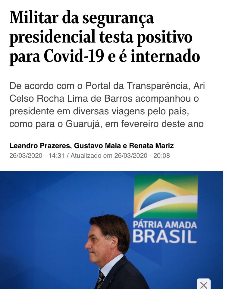 TssiaC's tweet photo. “Só a bailarina que não tem.” Pergunta que não quer calar: Este segurança militar não é atleta? #elenao #inconsequente #sosbrasil https://t.co/VlmXs6W7VL