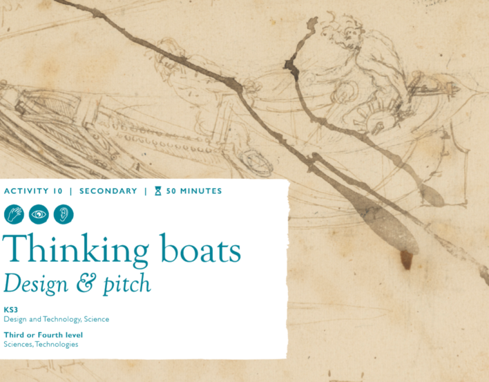 RCT's tweet photo. And for secondary school children use Leonardo da Vinci's art and creative ideas to explore scientific topics. From examining anatomical drawings to designing a boat we've plenty of resources to help. https://t.co/4MzfVU0ypa #homeschool #steam https://t.co/bgb6m1rjlc