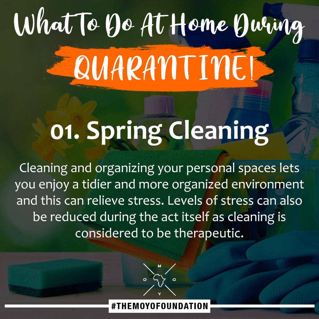 MoyoAtMugie's tweet photo. What's there to do while stuck indoors during the #covid19? We've compiled some suggestions to help make your time quarantined as interesting – and perhaps even as productive – as possible.
#quarantinetips #whattododuringquarantine #whattododuringlockdown #coronavirusprevention https://t.co/iRmV0aWsYT