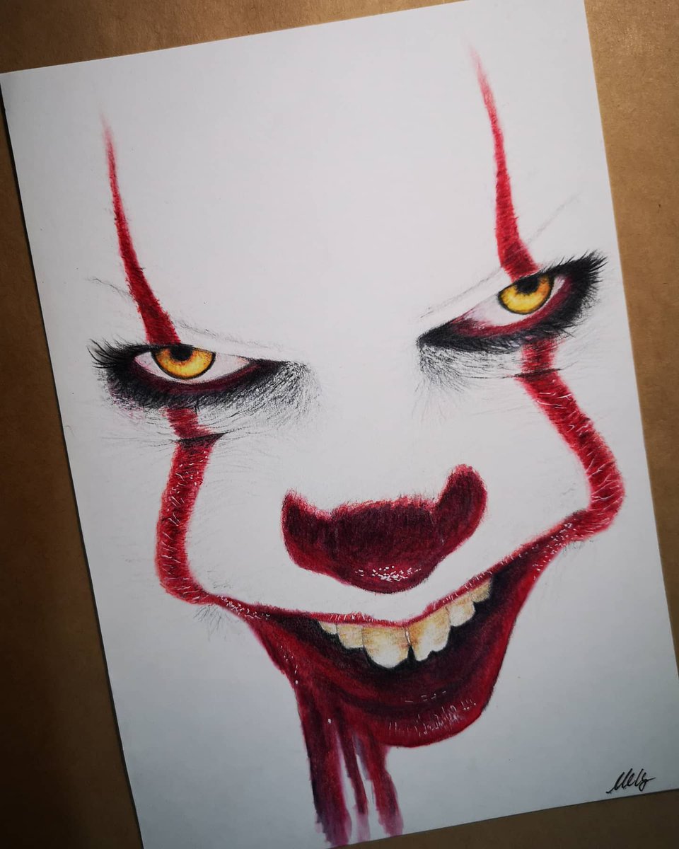 Пеннивайз рисунок легкий