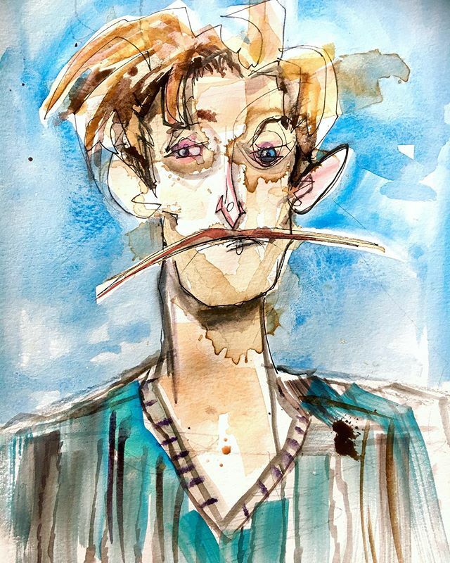 Goodloe Byron (@goodloebyron) on Twitter photo Self portrait as a quarantine coffee stain 
#watercolor #watercolour #watercolorpainting #aquarelle #aquarela #acuarela #akvarell ift.tt/3bweoJz Self portrait as a quarantine coffee stain 
#watercolor #watercolour #watercolorpainting #aquarelle #aquarela #acuarela #akvarell ift.tt/3bweoJz