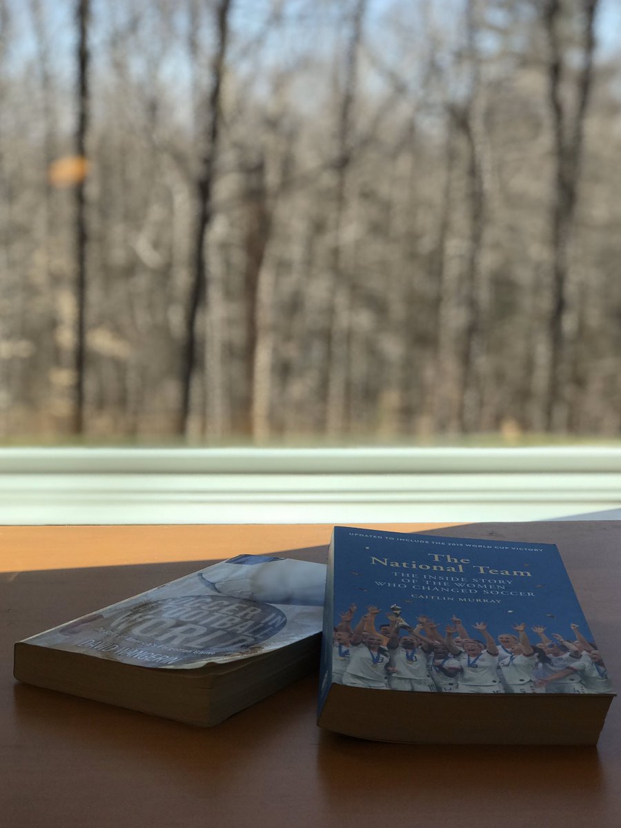 Just received  @caitlinmurr The National Team from  @printbookstore, so planning to read that and re-read the late David Wangerin’s Soccer in a Football World concurrently, with a mid-1980s to present timeline in mind.  #ReformUSSF  #ProRelForUSA