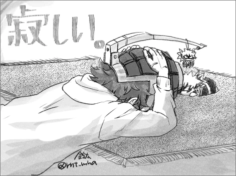 #勝デク版深夜のお絵描き一本勝負
「寂しい」 