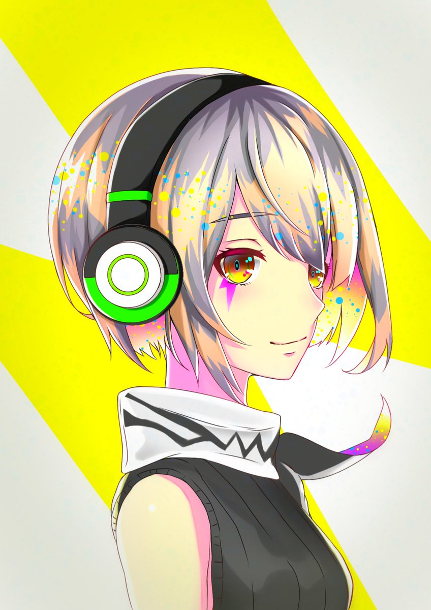 カメレオン Chameleon 音楽を聴く女の子 ˊ ˋ イラスト好きな人と繋がりたい イラスト 女の子 女の子イラスト 描いてみた ヘッドホン 女子 音楽 可愛い