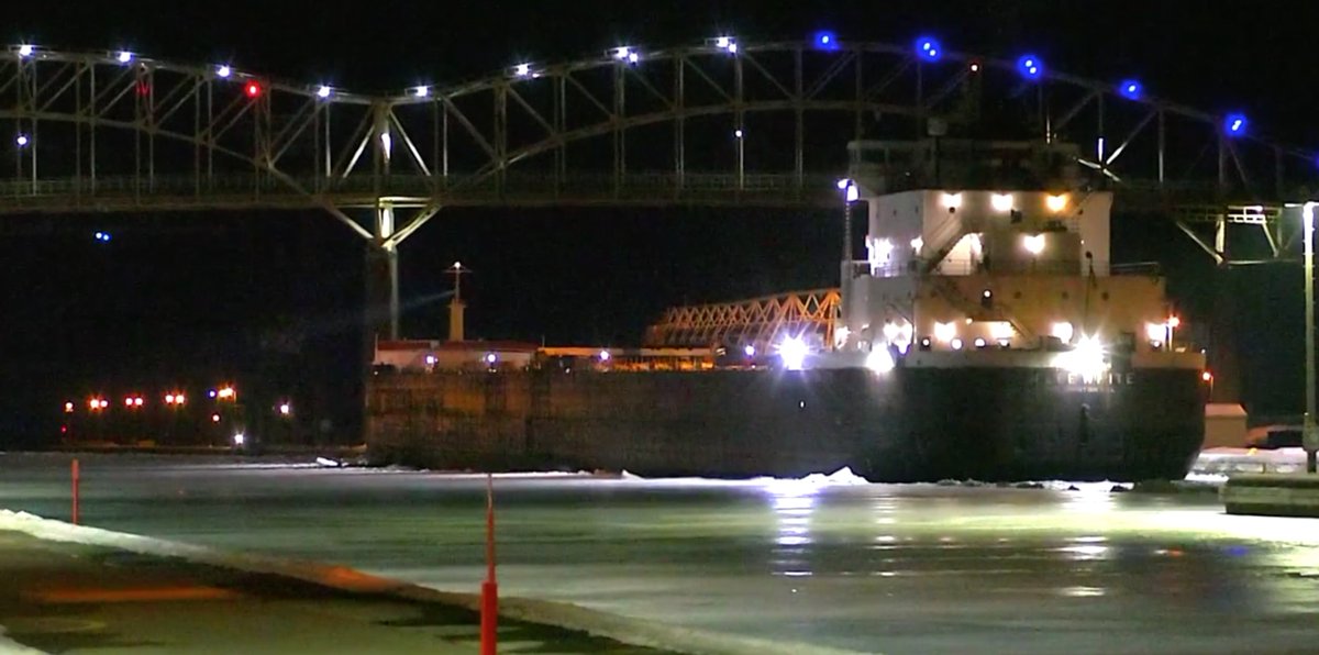 VisitTheSault's tweet photo. In case you missed it, the H. Lee White was the first freighter through the Soo Locks this year... and we have footage!
https://t.co/ktljDQNg0W
#ilovethesoo https://t.co/38UN8z3dfh
