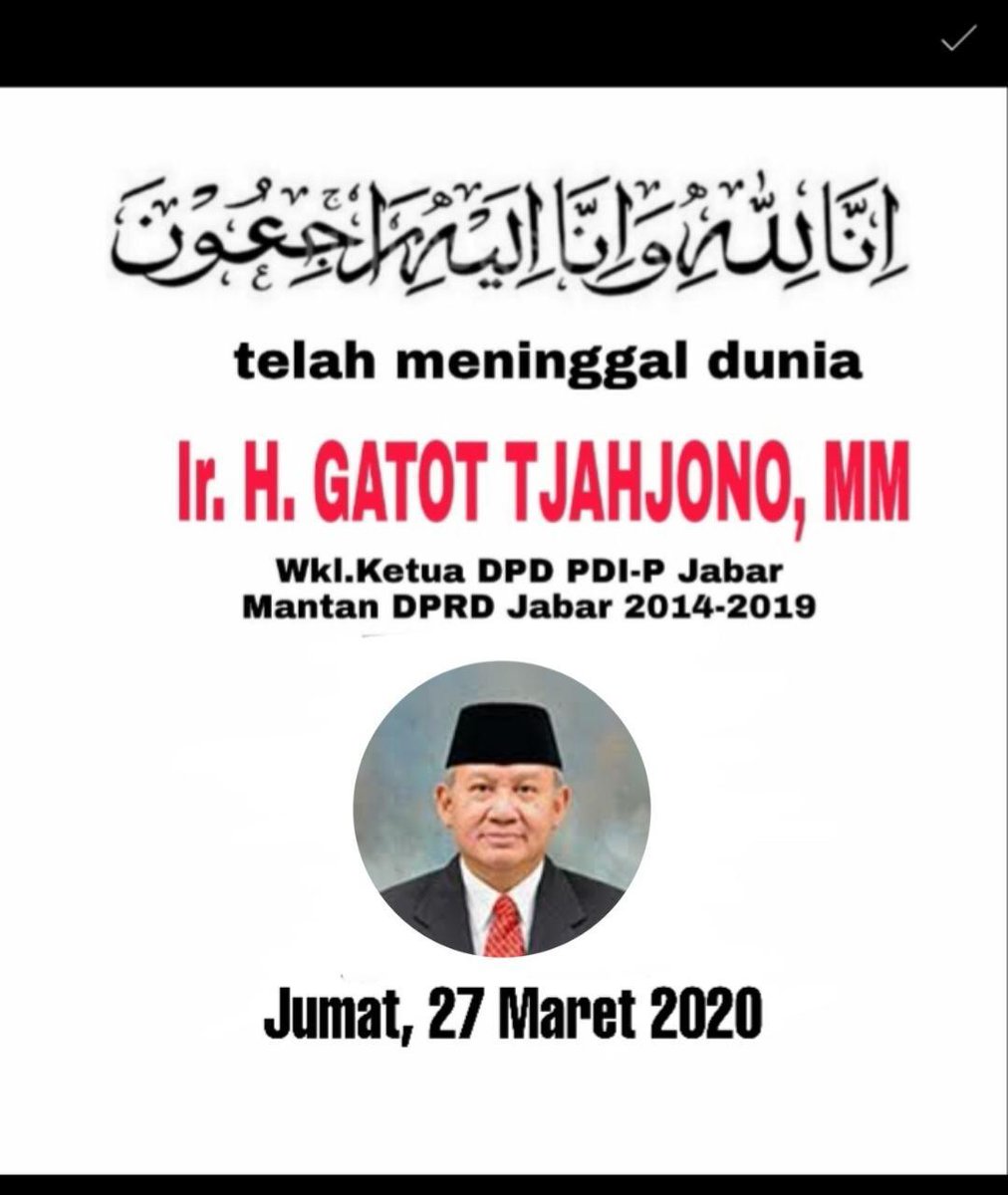 SobatHM's tweet photo. Allohumagfirlahu Warhamhu Waafihi Wa'fu Anhu Waakrim Nuzulahu Alfatehah. 
@msoekarnoputri @Cyber_PDIP @DPD_PDIP_JABAR @rieke_diah @nu_online @pdip_cianjur https://t.co/EcQGdfHSl2