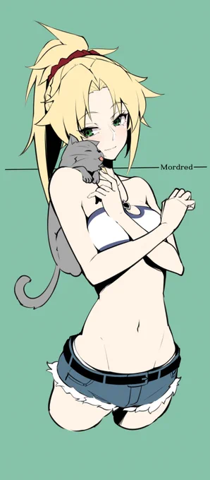 モーさんと猫 