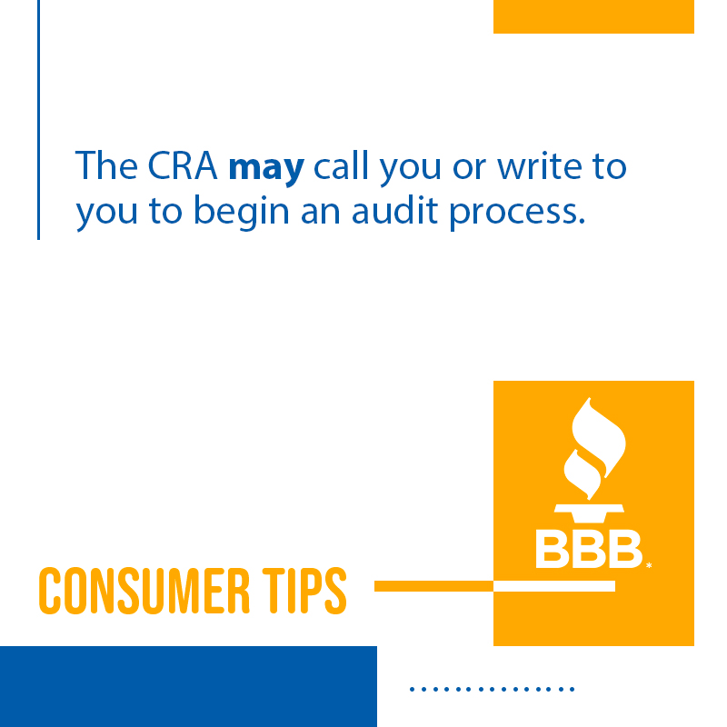 BBBAtlantic's tweet photo. IF a CRA representative calls, they always have a secure way of asking questions related to your case.
Once you are completely sure that it is in fact a CRA representative, only then, share your personal information.
#BBBConsumerTips #FPM2020 #StartWithTrust #taxseason2020 https://t.co/BHGIrqgLjR