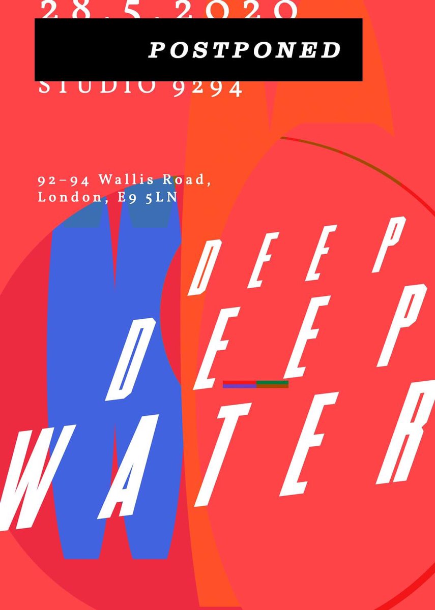 deepdeepwaterUK's tweet photo. Hello Isolators!

🔹 Our May Hackney headline show is being rescheduled to a date post-apocalypse 

🔷 Our other gigs across country have been cancelled

⚡️we do have something to show your ears very soon...

Hope you are all sane and healthy,
Love from,
DDW x https://t.co/FUHEB5oAXT