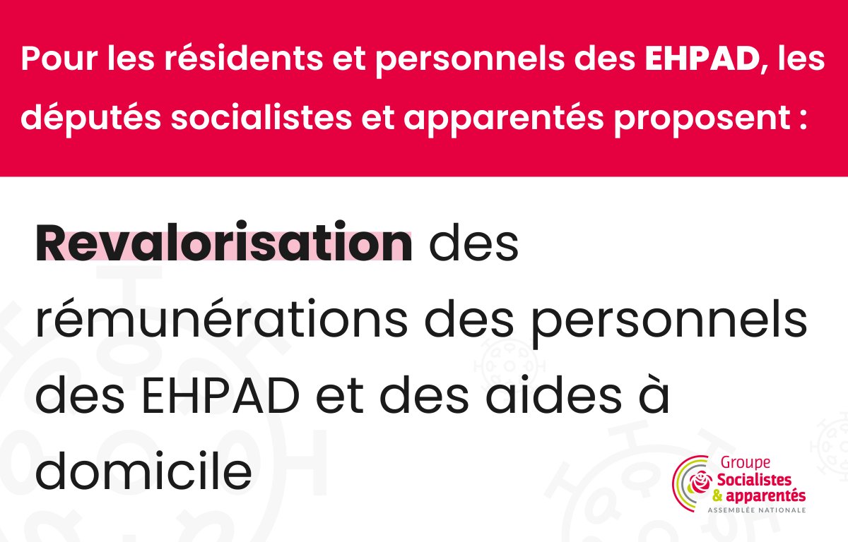 Enfin, nous demandons au Gouvernement de revaloriser rapidement les rémunérations des personnels médicaux et para-médicaux qui travaillent auprès des personnes âgées. #Covid_19
