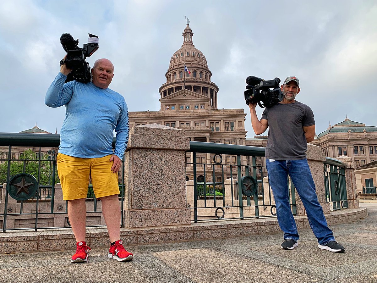 Politics in a pandemic! State of Texas is “social distancing” away from the studio this week, as the entire episode is on location at the Capitol! Thanks to this great crew for the extra effort (and six-foot separation)! Watch Sunday at 8:30am on <a href="/KXAN_News/">KXAN News</a>!