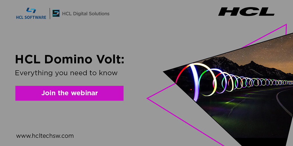 This is a BIG DEAL: Domino Volt is coming, giving you new low-code app-building capabilities. Join our product team as we walk you through what will be included in the upcoming general release. April 16, 10 a.m. ET.  #dominoforever register.gotowebinar.com/register/85109…
