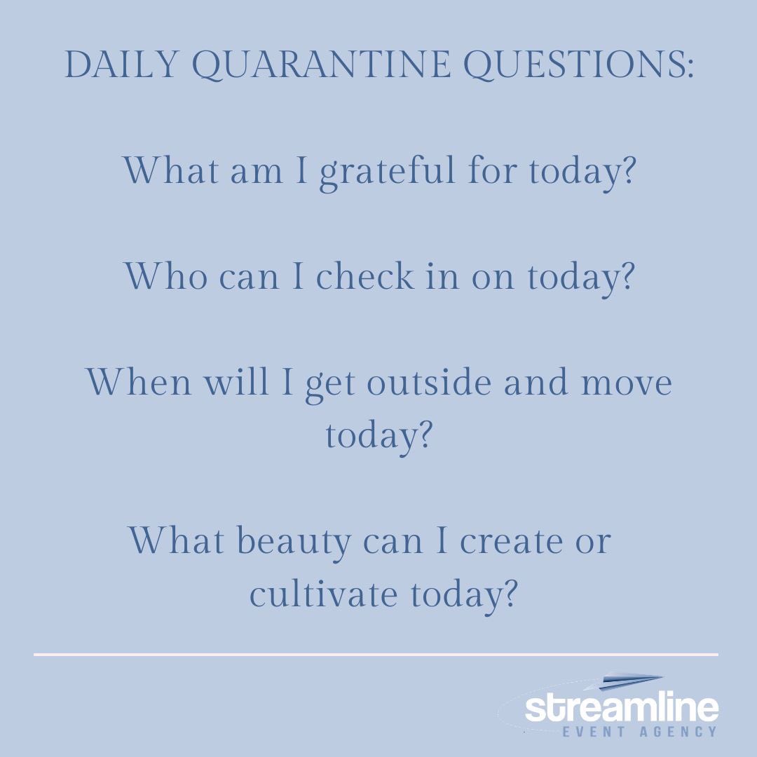 StreamlineEA's tweet photo. Friday is a great time for reflection. You've made it through a wild, wild week. In someways, this isolation is becoming familiar.  Here's a checklist to go through every morning to set goals for the day, and create gratitude in a time when it could feel in short supply. https://t.co/wEIF0Brr29