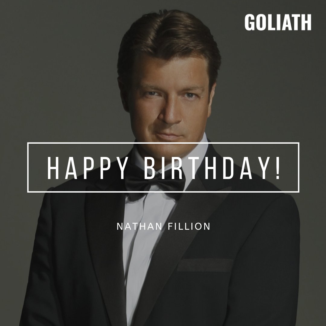 Happy 49th birthday to Nathan Fillion, best known for Castle, Firefly, Santa Clarita Diet, The Rookie, and Serenity. 