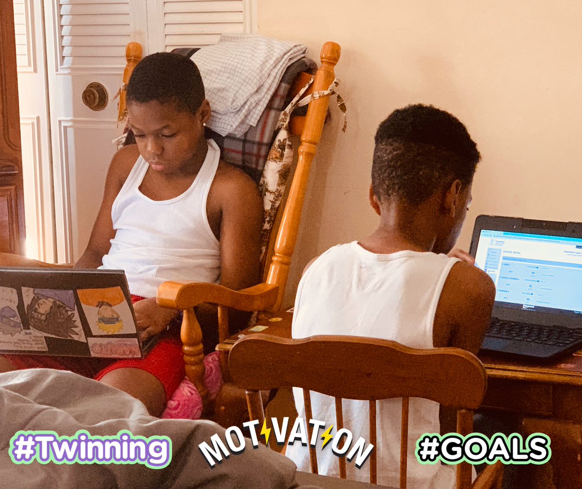 TishaErby's tweet photo. #riseandshine #itsfriday #codingwork @Falling_CreekES and @FCMS_PRIDE #pantherpride #homeschool #learningneverstop at the #erbyhouse https://t.co/LFKdjN3xbY