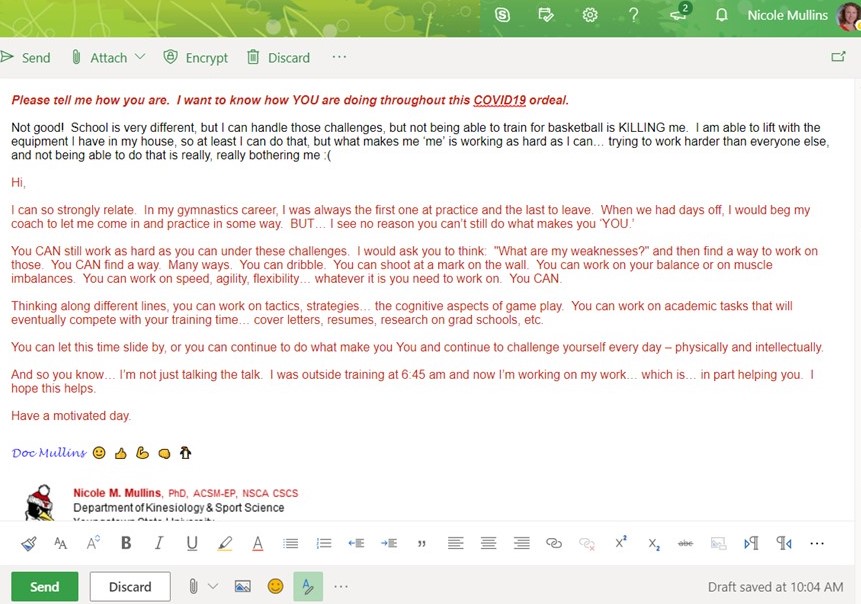 nm_mullins's tweet photo. Not claiming to be a pro pep talker here, but if this can give any #StudentAthletes a little #FridayMotivation, during these #coronavirus season suspensions, then… yay. Partial e-reply to a @youngstownstate student...
#PepTalk #SeizeOpportunities #WorkOnYourWeaknesses https://t.co/LuT92Hb6Kg