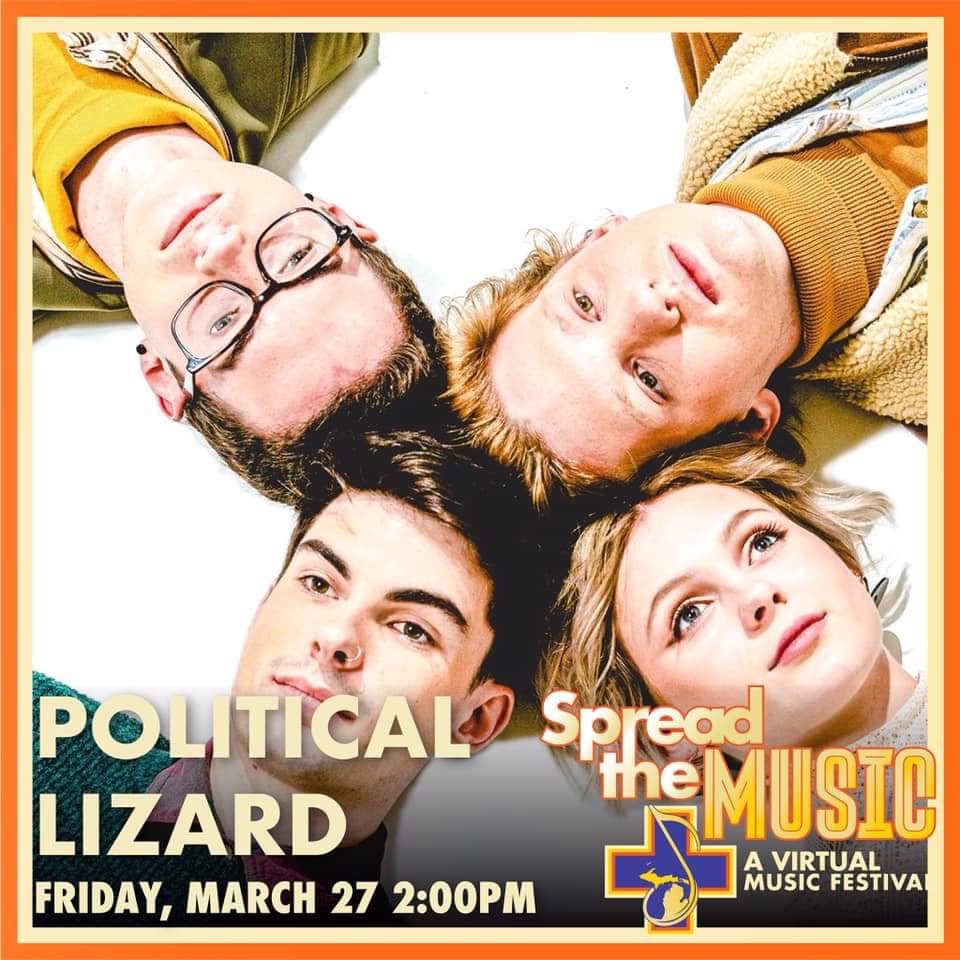 LizardPolitical's tweet image. Hey everyone! At 2:00pm today you can catch Caleb and Jenna stream a wonderful duo set in support of MI artists! 

Join us on the MI Music Alliance FB page: m.facebook.com/pg/politicalli…