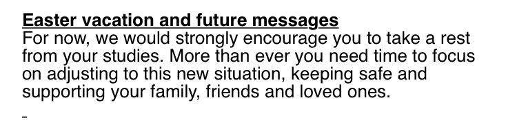 Thanks <a href="/UniofNewcastle/">Newcastle University</a> I’ll just ignore my dissertation and 3 essays that are still due in the next 4 weeks, lovely advice 🙃🙃