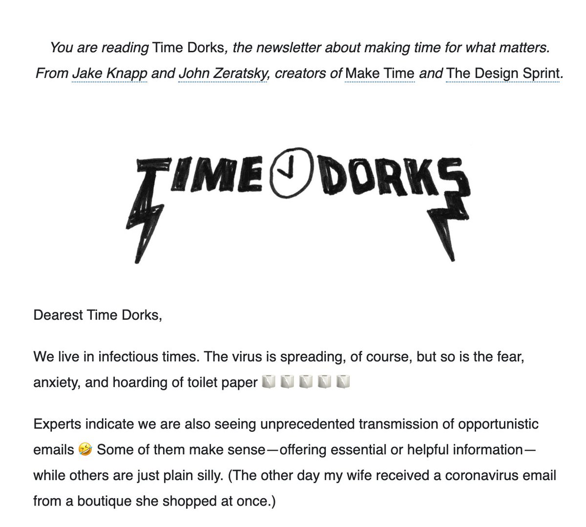 maketimeblog's tweet image. New from Time Dorks 👇

&quot;Oh great, another coronavirus email&quot;

ckarchive.com/b/r8u8hohwlm96