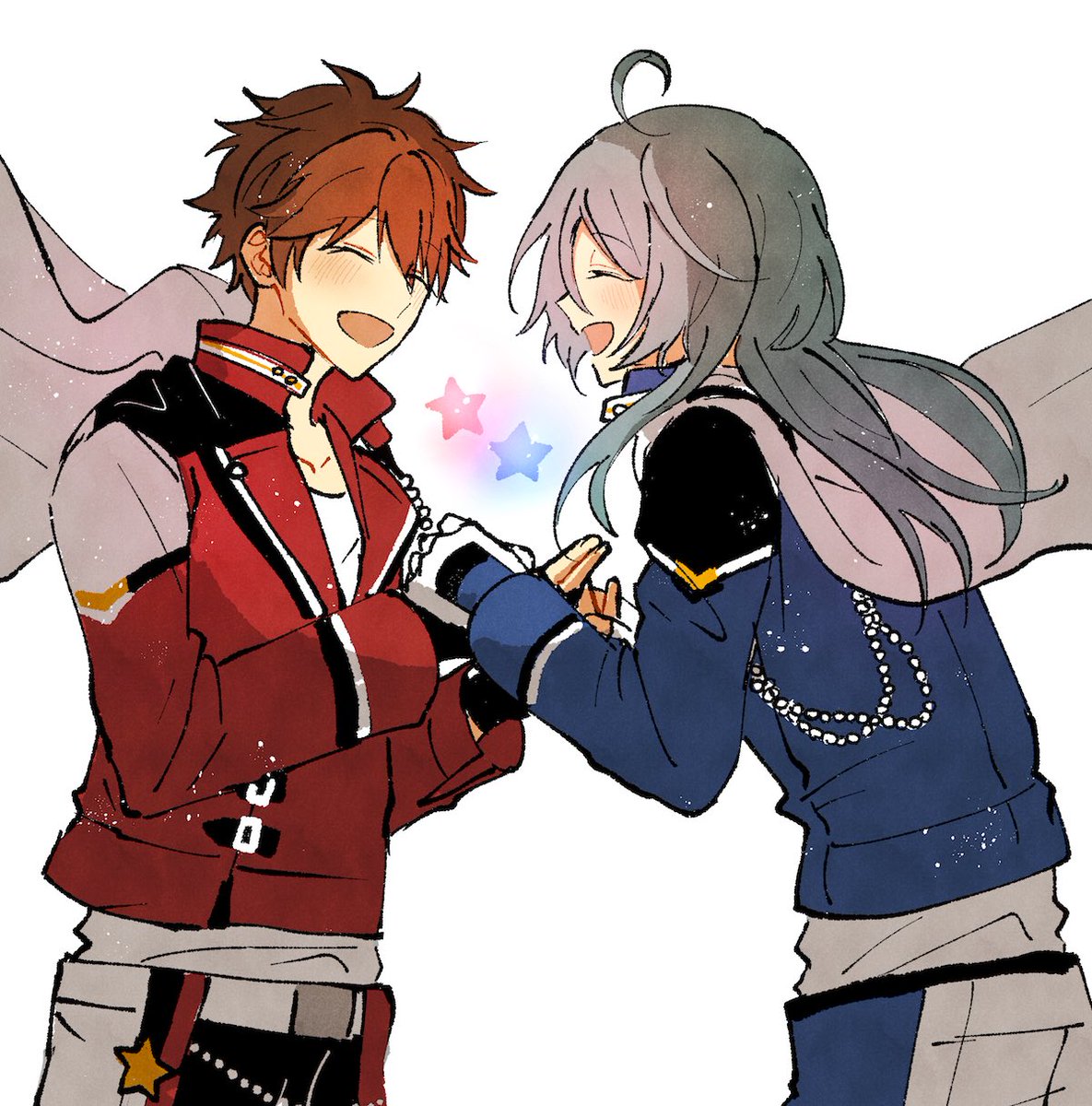 たった2人のスーパー戦隊 彩のイラスト