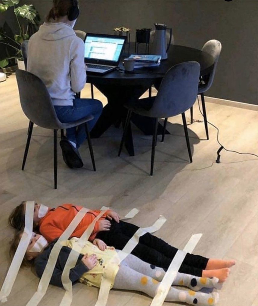 hroan's tweet photo. Week 1 of working from home complete! 😅 https://t.co/55XepeOW5S