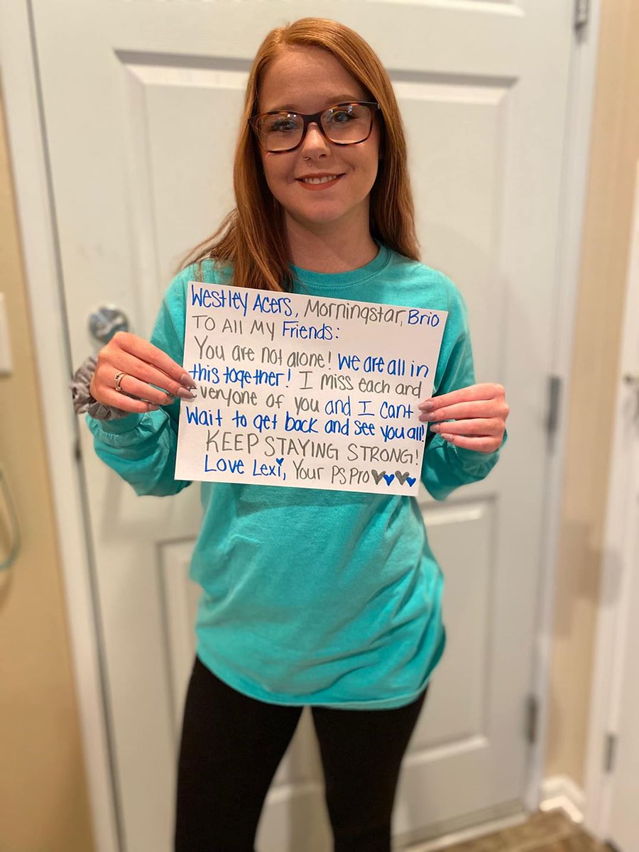PSSalonandSpa's tweet photo. A big HELLO to the residents of Wesley Acres, Brio of Johnston, and Morningstar at Jordan Creek from your PS Pro Lexi! We hope you are all doing well and that we can see you in the salon soon! #hellofromyourPSpro #psproud #seniorliving https://t.co/lhMNJf40W6