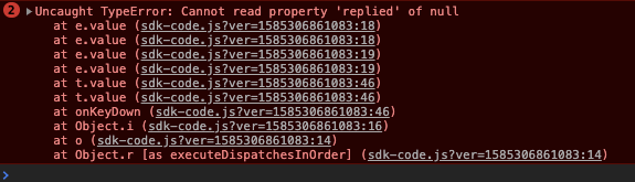 mbrysonuk's tweet photo. @SERanking your live chat is showing a console error https://t.co/ay6ElKLwrP
