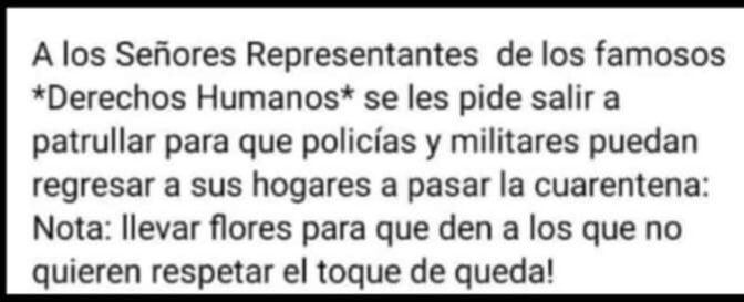 Los que irrespetan el toque de queda es porque son delincuentes!! <a href="/PoliciaEcuador/">Policía Ecuador</a> <a href="/mariapaularomo/">María Paula Romo</a> mano dura con esta gente