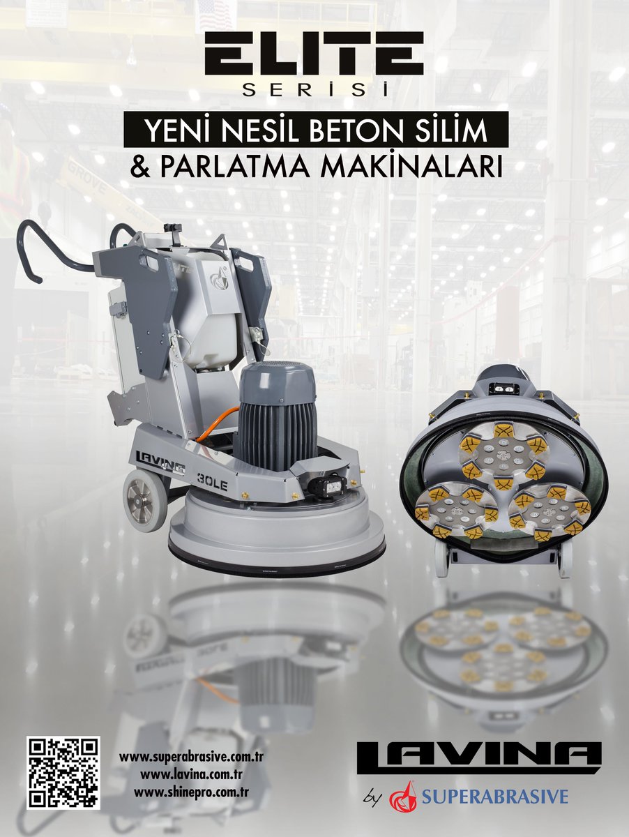SuperabrasiveTR's tweet photo. #superabrasive #lavina #beton #parlatma #betonparlatma #new #product #elite #series #shinepro  #makina #endüstriyel #vakum #zemin #silim #aşındırıcı #elmas #inşaat #mermer  #shinepro #concrete #floor #grinding #machine #construction #polishing #gloss #shine https://t.co/DgXmioVmFM