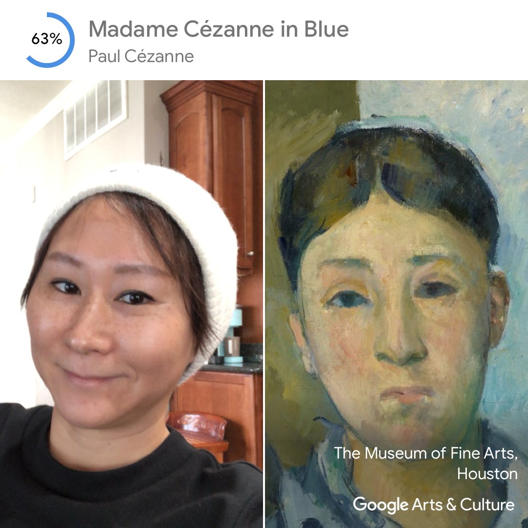 Does this artwork look like me? Check out your own #ArtSelfie match at g.co/artselfie #GoogleArts ⁦
<a href="/StoneHillMiddle/">Stone Hill Middle</a>
⁩I am Madame Cezanne :)