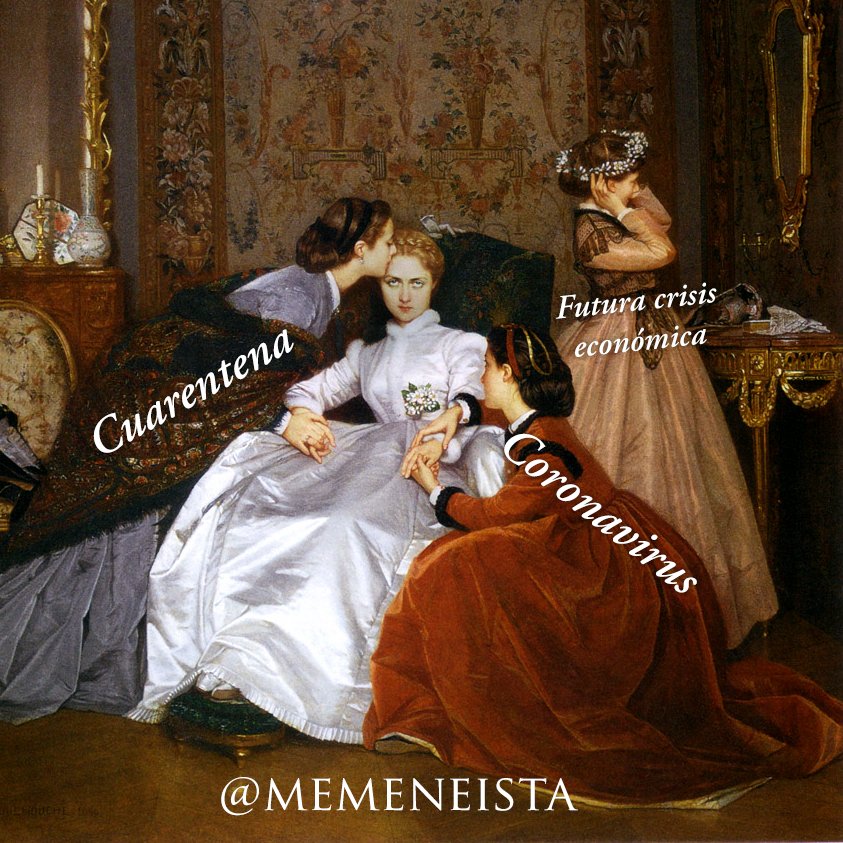 memeneista's tweet photo. 📜Título: La novia 
👨‍🎨Autor: Auguste Toulmouche 🇫🇷
🕰Año: 186
🏛Ubicación: ARC Museum 🇺🇸 https://t.co/WYS96jURPC