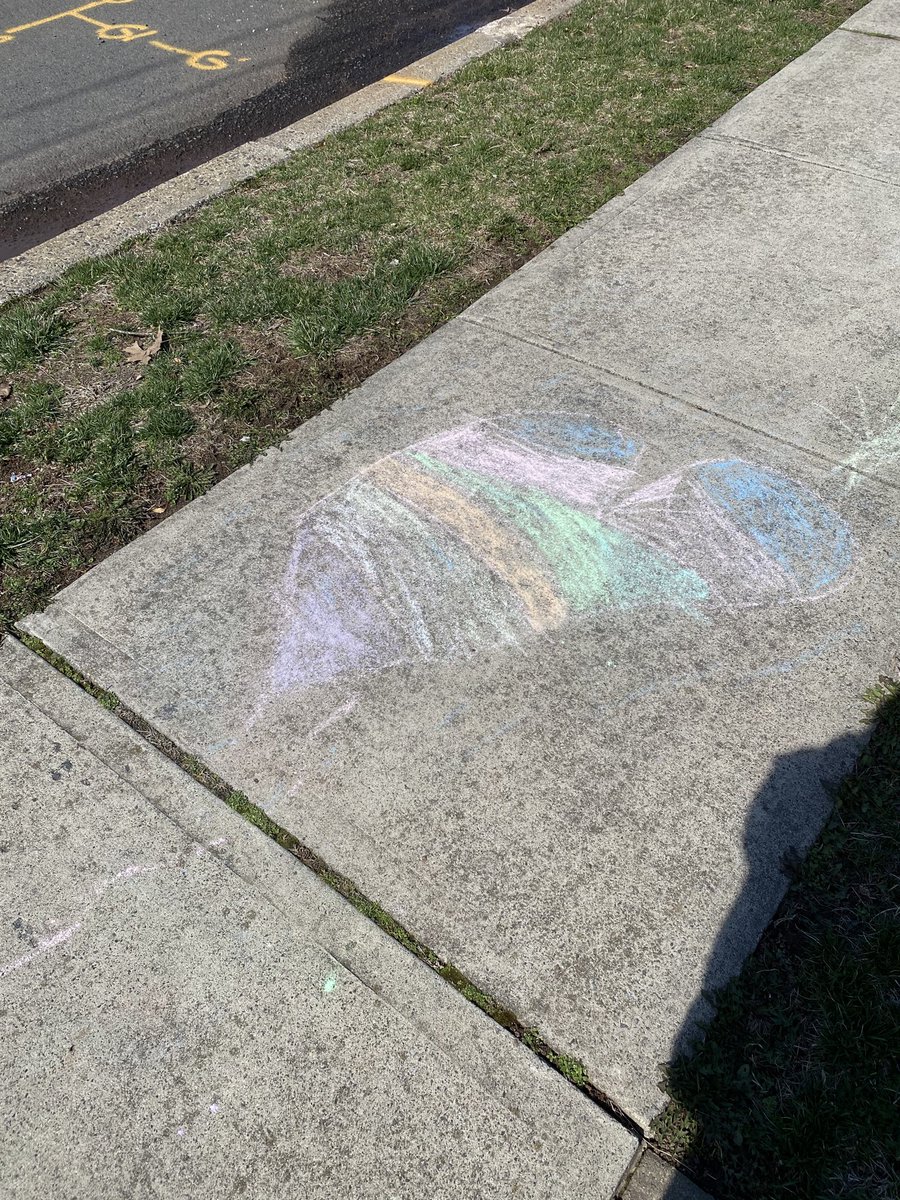 My favorite #chalkthewalk of the day! Who’s the mystery artist??
#allin4theville