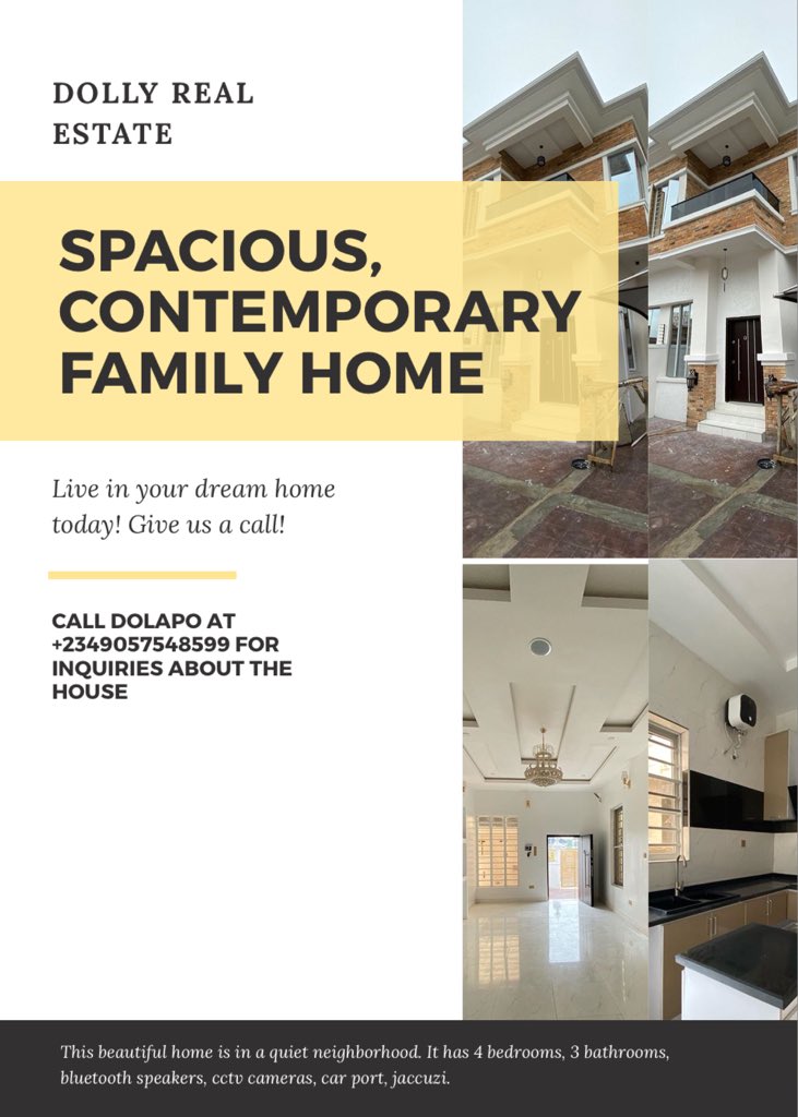DollyRealtor's tweet photo. Newly built semi-detached duplex for sale 
Location: Chevron, Lekki
Price: 55m
#CoronavirusOutbreak #safetyforall https://t.co/8CuogJ7L9Y